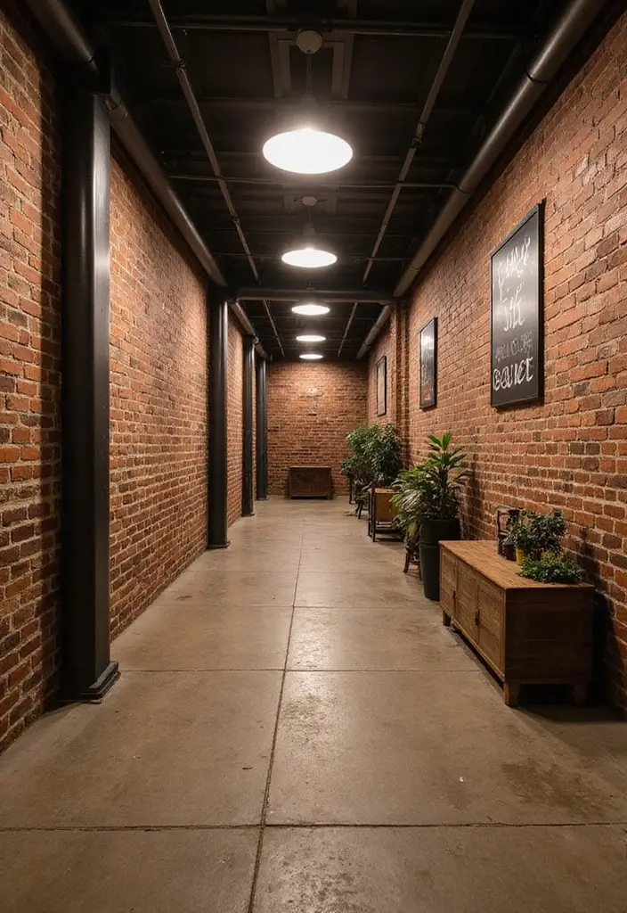 29 Bloxburg Hallway Ideas You Can Recreate Easily - 7. Industrial Chic