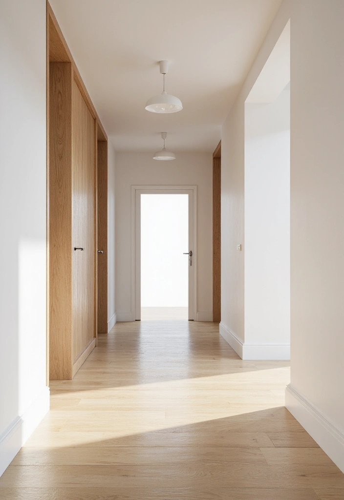 29 Bloxburg Hallway Ideas You Can Recreate Easily - 9. Sleek Scandinavian