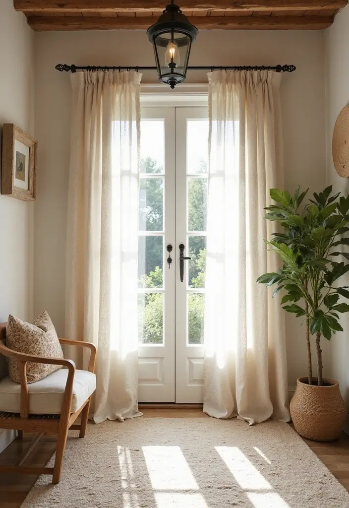 29 Entryway Decor Inspirations That Welcome Guests in Style 27 29 Entryway Decor Inspirations That Welcome Guests in Style - 27. Breezy Entryways