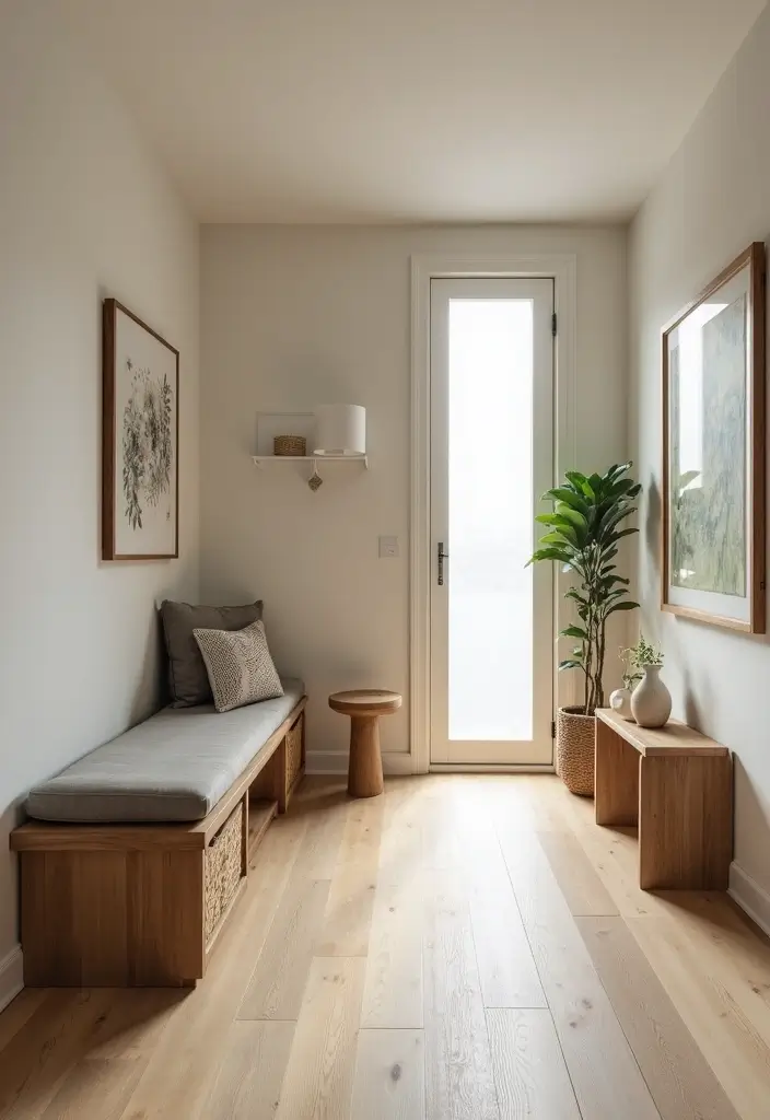 29 Entryway Decor Inspirations That Welcome Guests in Style 28 29 Entryway Decor Inspirations That Welcome Guests in Style - 28. Multifunctional Spaces