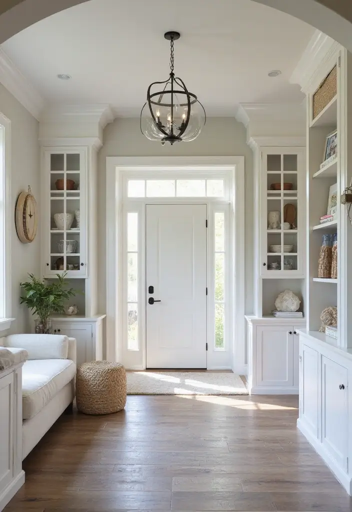 29 Entryway Design Ideas That Instantly Upgrade Your Home 11 29 Entryway Design Ideas That Instantly Upgrade Your Home - 11. Custom Built-Ins