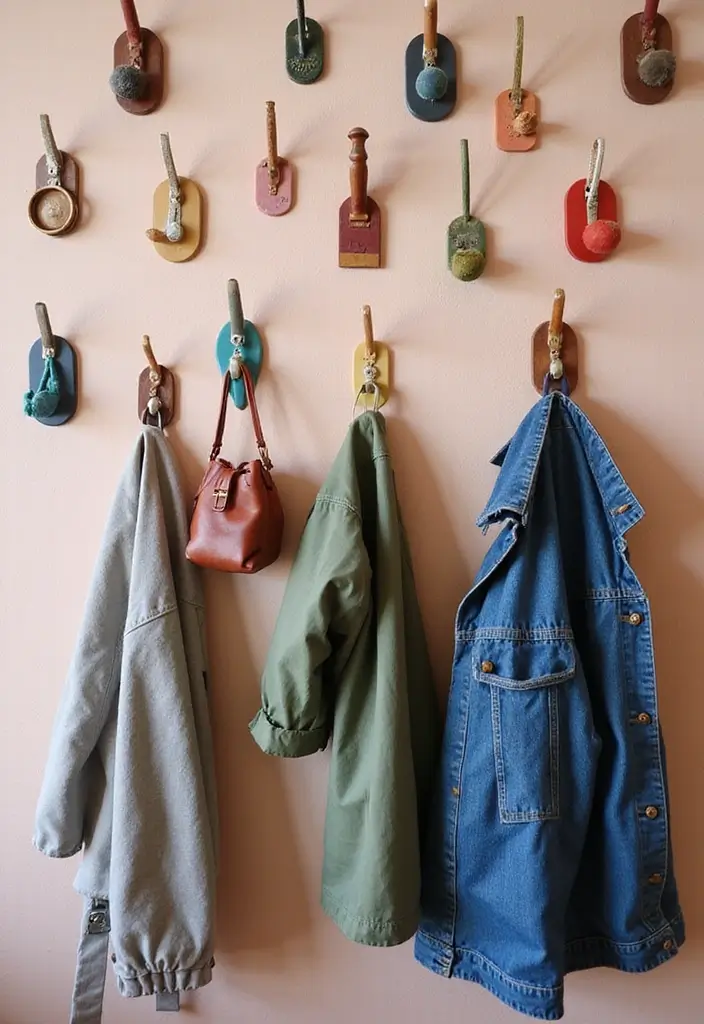 29 Entryway Design Ideas That Instantly Upgrade Your Home 2 29 Entryway Design Ideas That Instantly Upgrade Your Home - 2. Stylish Hooks for Quick Access