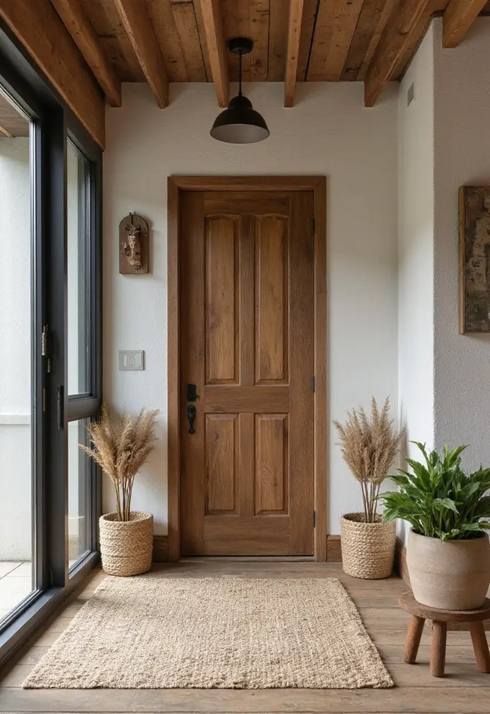 29 Entryway Design Ideas That Instantly Upgrade Your Home 27 29 Entryway Design Ideas That Instantly Upgrade Your Home - 27. Eco-Friendly Materials