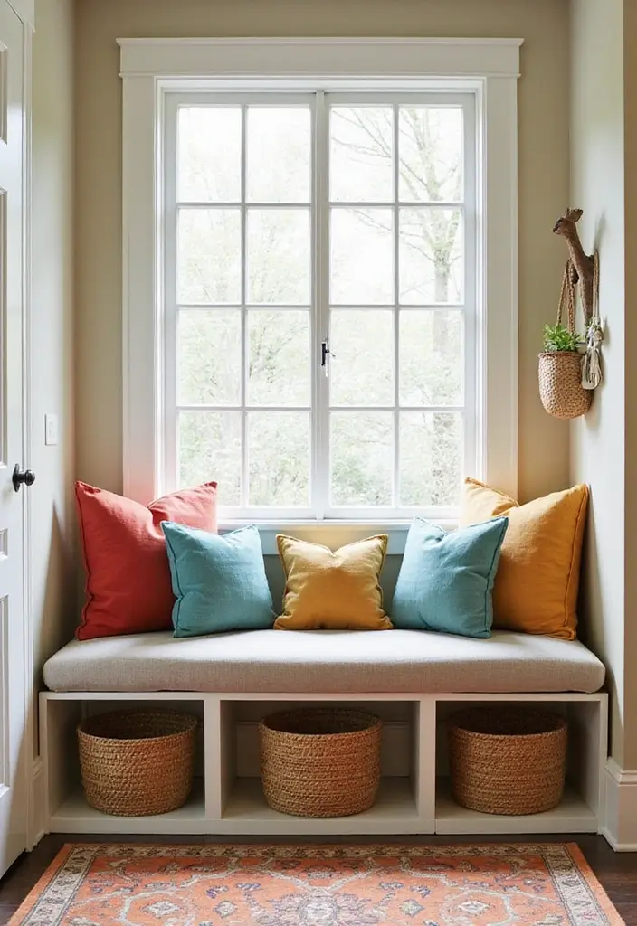 29 Entryway Design Ideas That Instantly Upgrade Your Home 3 29 Entryway Design Ideas That Instantly Upgrade Your Home - 3. Bench Storage for Added Utility