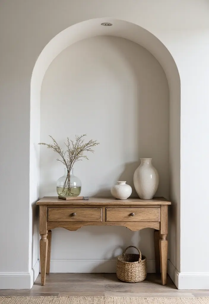 29 Entryway Table Decor Tips That Look Designer-Approved - 21. Highlight Architectural Features