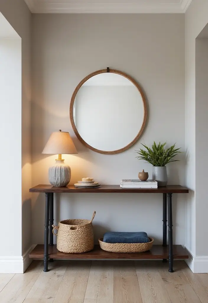 29 Narrow Hallway Ideas That Maximize Small Spaces 2 29 Narrow Hallway Ideas That Maximize Small Spaces - 2. Narrow Console Tables