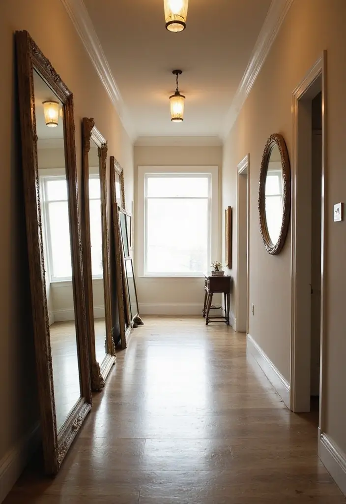 29 Narrow Hallway Ideas That Maximize Small Spaces 21 29 Narrow Hallway Ideas That Maximize Small Spaces - 21. Use of Mirrors