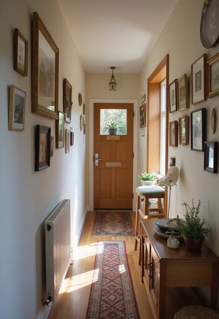 29 Narrow Hallway Ideas That Maximize Small Spaces 24 29 Narrow Hallway Ideas That Maximize Small Spaces - 24. Personal Touches