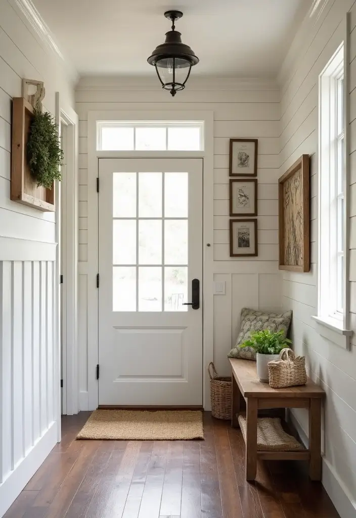 29 Wainscoting Entryway Ideas That Add Instant Character 3 29 Wainscoting Entryway Ideas That Add Instant Character - 3. Shiplap Wainscoting