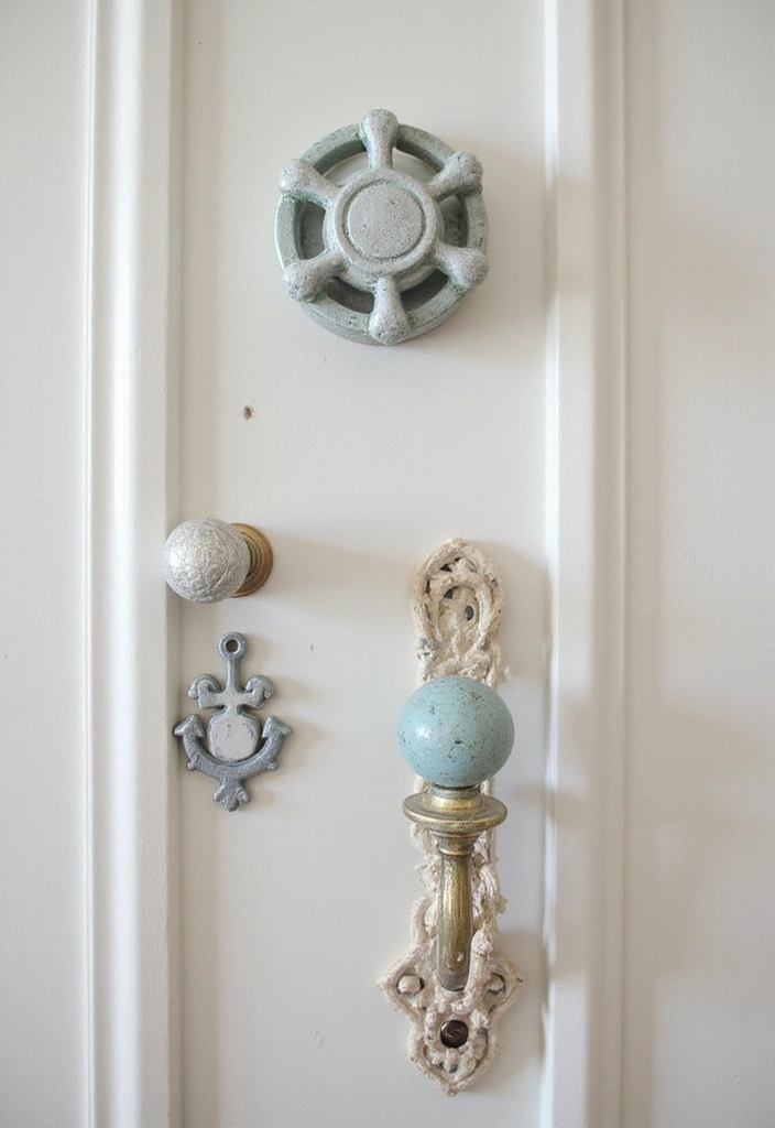30 Coastal Entryway Ideas That Feel Breezy and Relaxed 30 30 Coastal Entryway Ideas That Feel Breezy and Relaxed - 30. Coastal-Themed Door Hardware