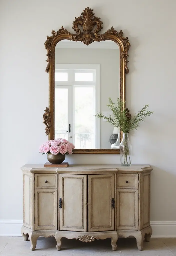 30 Entryway Mirror Ideas That Double the Style 11 30 Entryway Mirror Ideas That Double the Style - 11. Vintage Venetian Mirrors