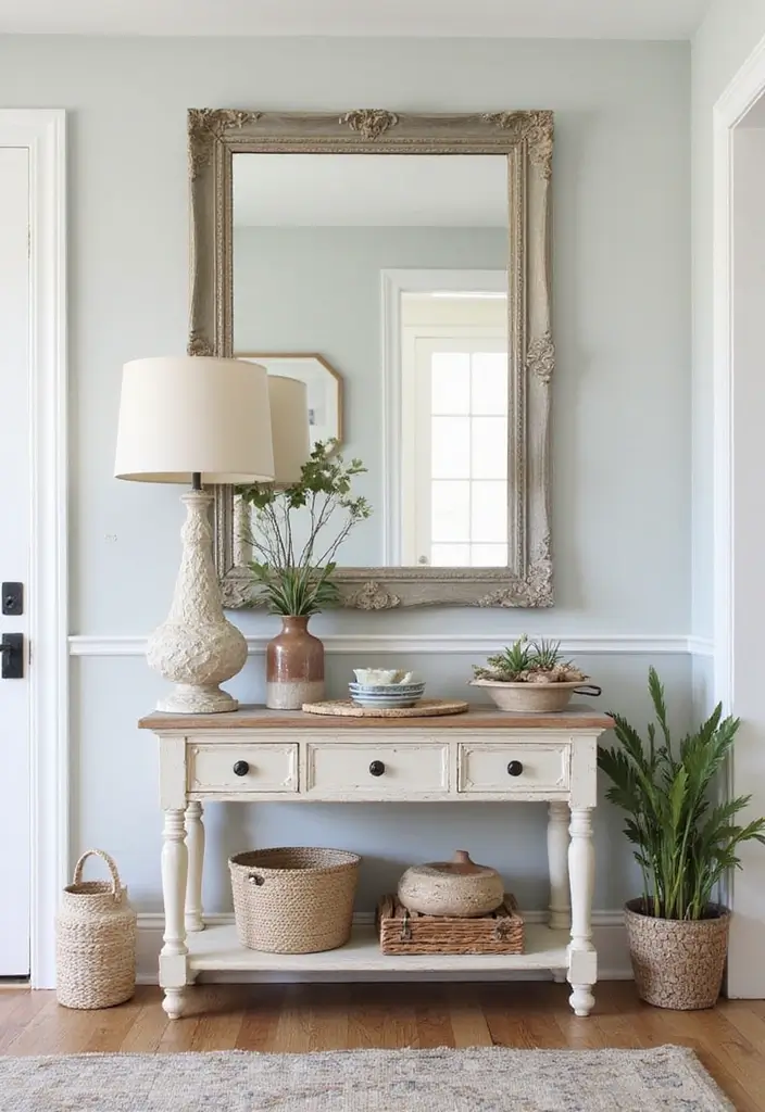 30 Entryway Mirror Ideas That Double the Style 26 30 Entryway Mirror Ideas That Double the Style - 26. Vintage Maritime Mirrors