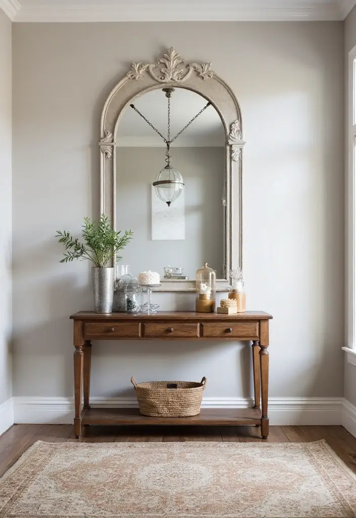 30 Entryway Mirror Ideas That Double the Style 7 30 Entryway Mirror Ideas That Double the Style - 7. Elegant Arched Mirrors