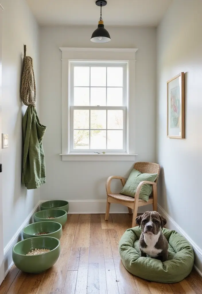 30 Green Hallway Inspirations Full of Fresh Energy 29 30 Green Hallway Inspirations Full of Fresh Energy - 29. Green Pet Accessories