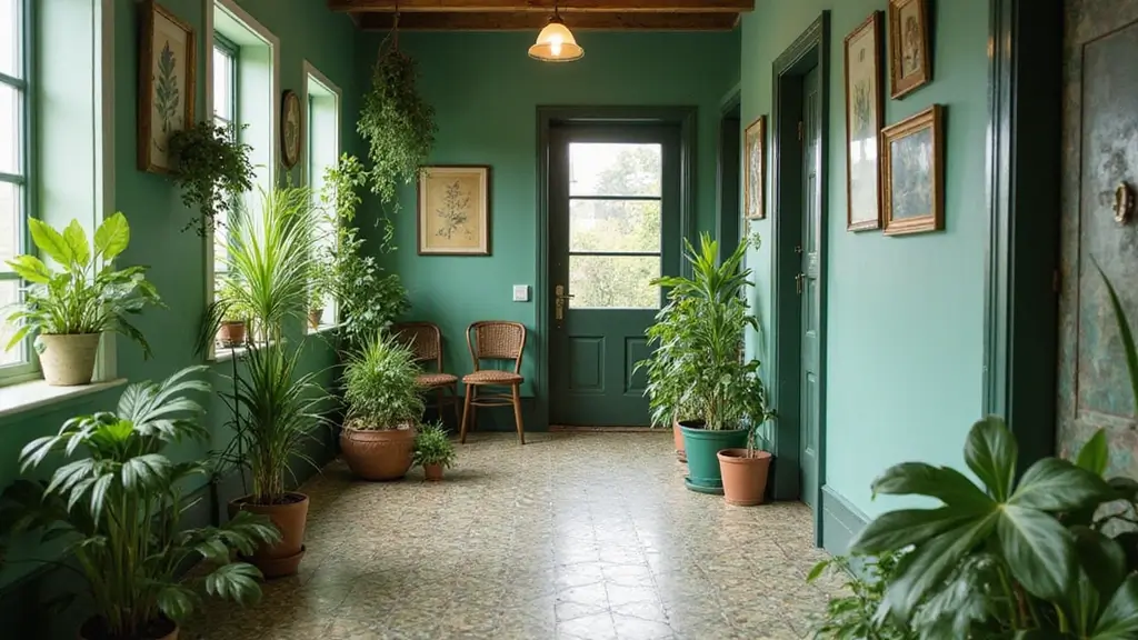 30 Green Hallway Inspirations Full of Fresh Energy