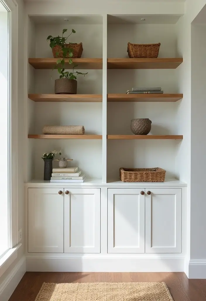 30 Hallway Decorating Ideas That Transform Empty Spaces 13 30 Hallway Decorating Ideas That Transform Empty Spaces - 13. Creative Use of Space with Built-ins