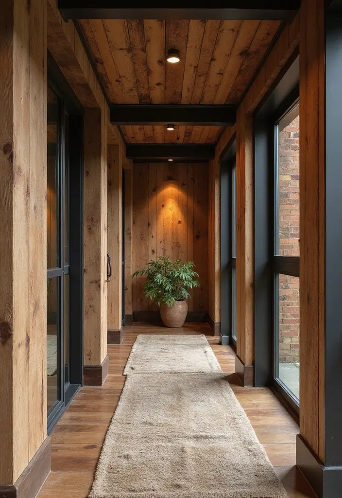 30 Hallway Decorating Ideas That Transform Empty Spaces 28 30 Hallway Decorating Ideas That Transform Empty Spaces - 28. Explore Different Textures