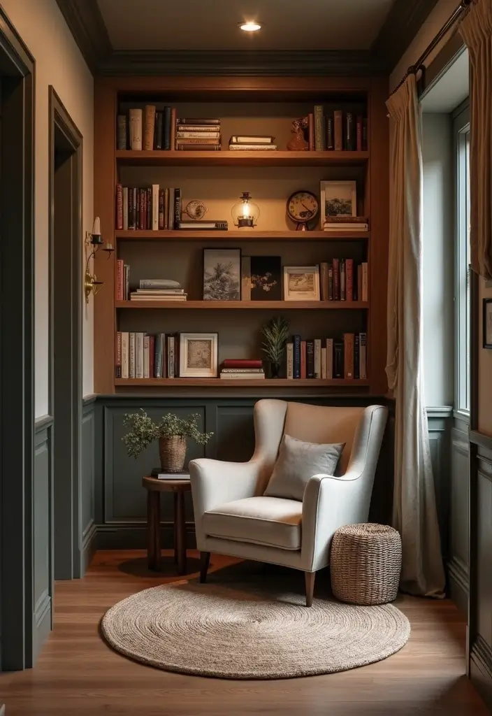 30 Hallway Decorating Ideas That Transform Empty Spaces 3 30 Hallway Decorating Ideas That Transform Empty Spaces - 3. Create a Cozy Reading Nook