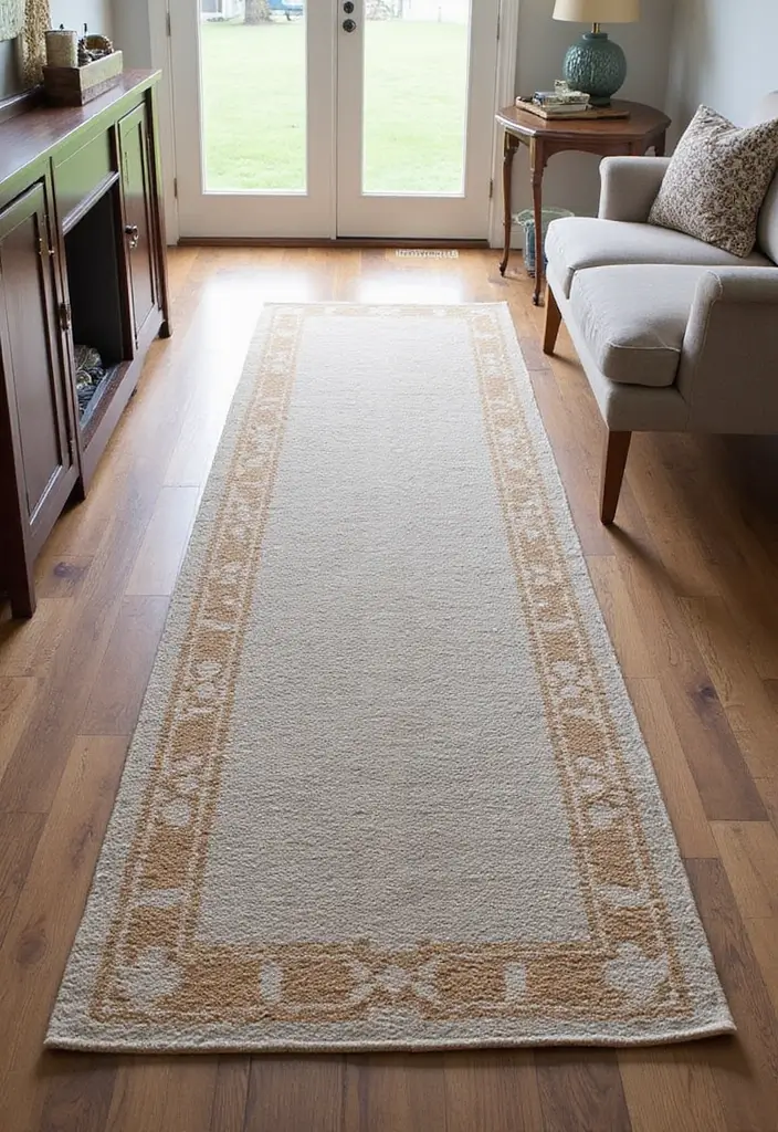 30 Hallway Decorating Ideas That Transform Empty Spaces 7 30 Hallway Decorating Ideas That Transform Empty Spaces - 7. Artistic Floor Treatments