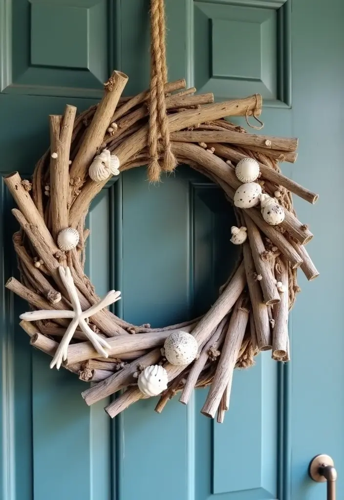 30 Outdoor Entryway Ideas to Boost Curb Appeal 1 30 Outdoor Entryway Ideas to Boost Curb Appeal - 1. Nautical Wreaths