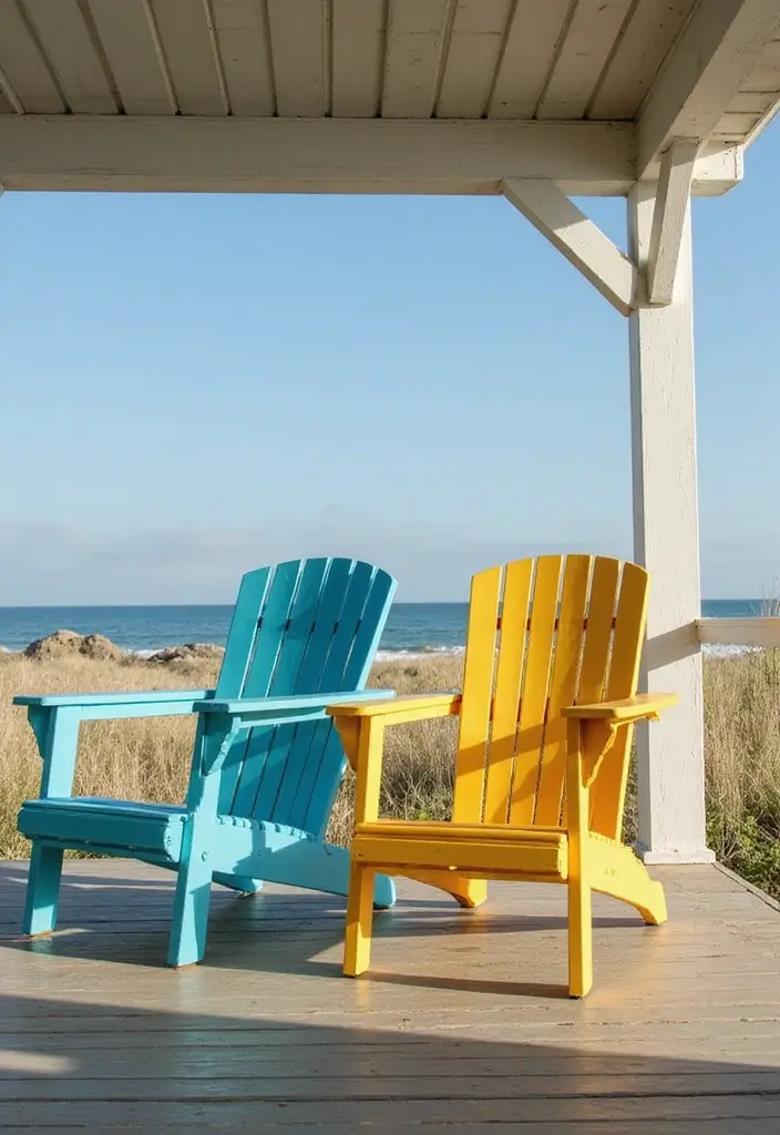 30 Outdoor Entryway Ideas to Boost Curb Appeal 11 30 Outdoor Entryway Ideas to Boost Curb Appeal - 11. Beach Chairs