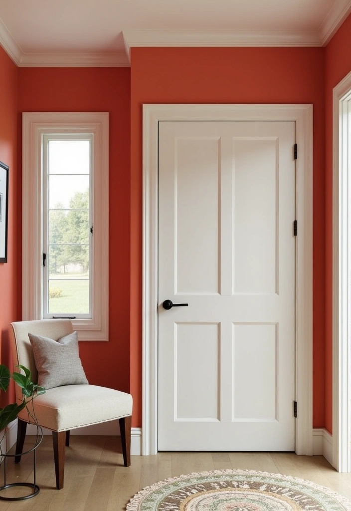 30 Small Entryway Ideas That Feel Bigger and Brighter 1 30 Small Entryway Ideas That Feel Bigger and Brighter - 1. Bold Color Accents