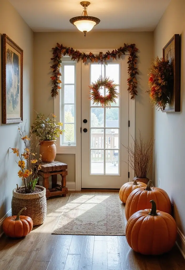 30 Small Entryway Ideas That Feel Bigger and Brighter 15 30 Small Entryway Ideas That Feel Bigger and Brighter - 15. Seasonal Decor Changes