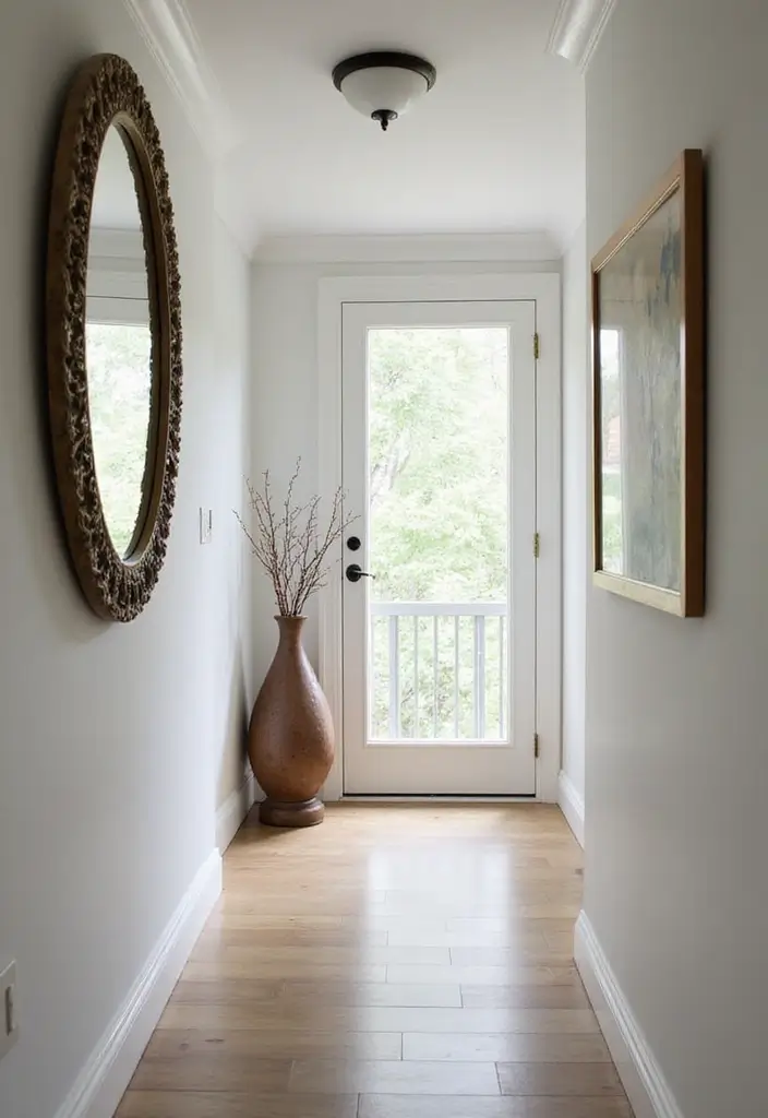30 Small Entryway Ideas That Feel Bigger and Brighter 2 30 Small Entryway Ideas That Feel Bigger and Brighter - 2. Mirrors for Depth