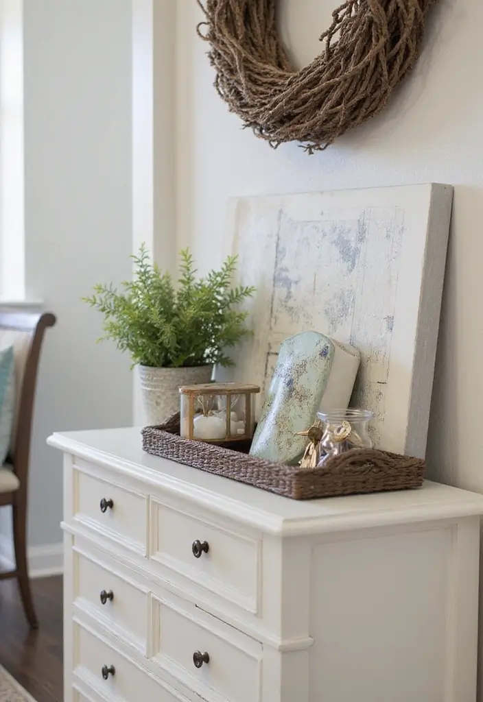 30 Small Entryway Ideas That Feel Bigger and Brighter 22 30 Small Entryway Ideas That Feel Bigger and Brighter - 22. Decorative Tray for Essentials