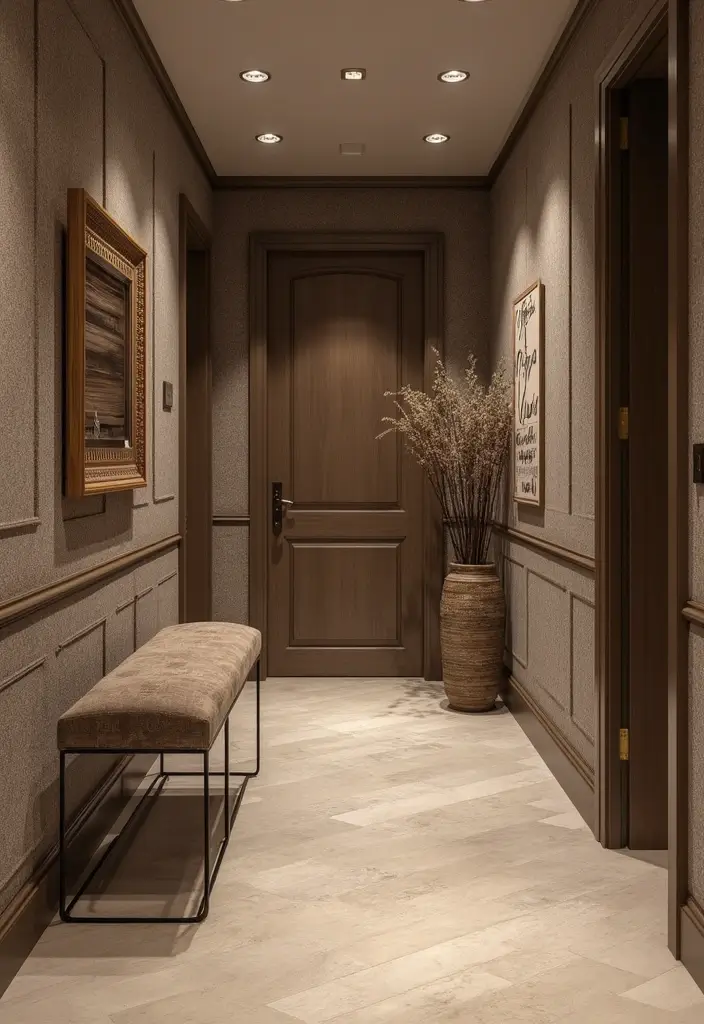 29 Wainscoting Entryway Ideas That Add Instant Character 5 29 Wainscoting Entryway Ideas That Add Instant Character - 5. Textured Wainscoting