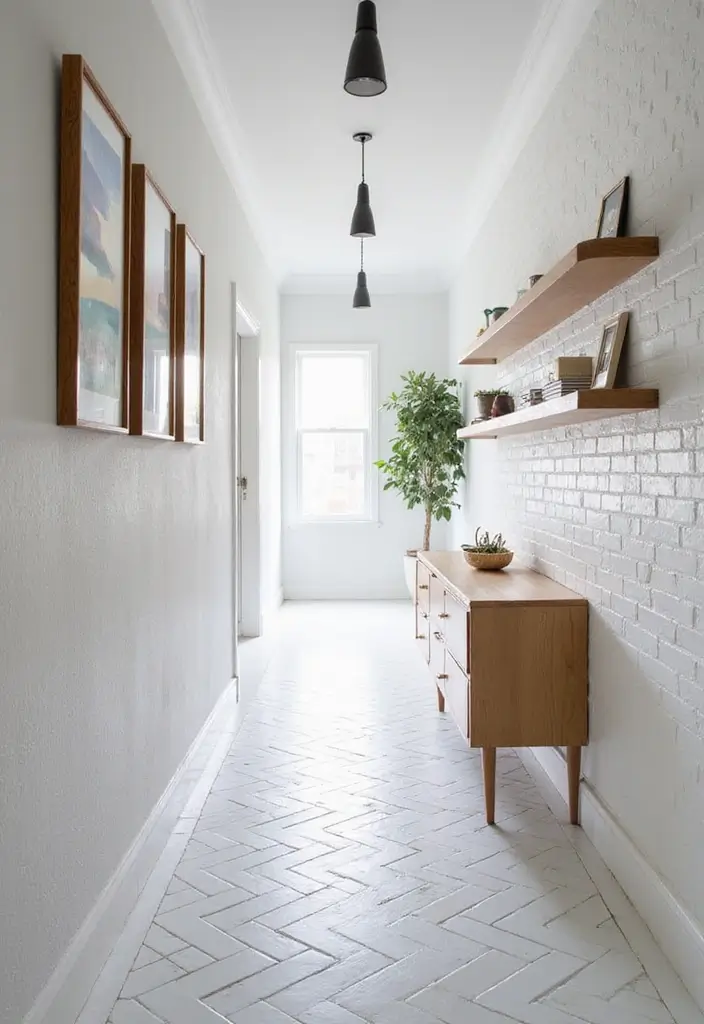 27 Tiled Hallway Inspirations That Add Personality 6 27 Tiled Hallway Inspirations That Add Personality - 6. Chic Subway Tiles