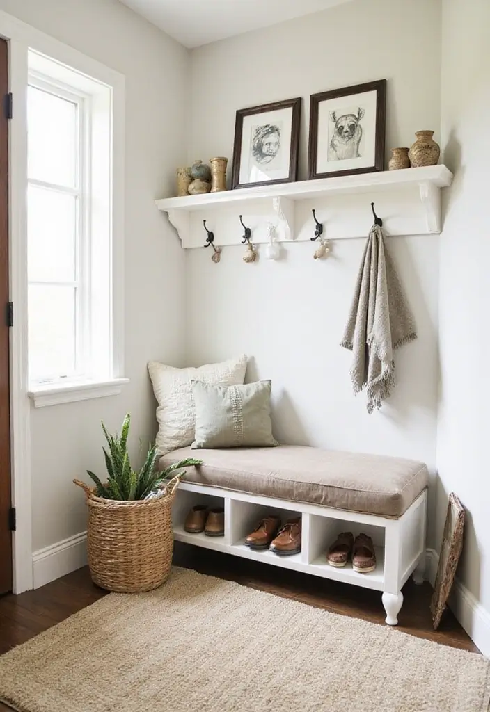 28 Mid Century Modern Entryway Styles That Look Timeless 9 28 Mid Century Modern Entryway Styles That Look Timeless - 9. Functional Decor