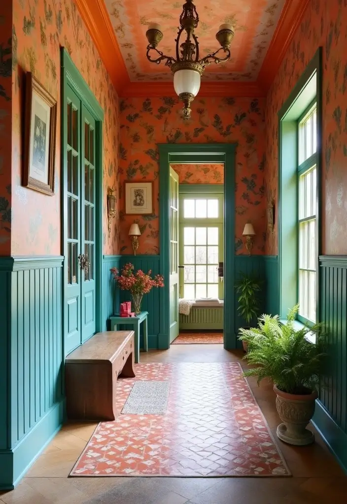 29 Wainscoting Entryway Ideas That Add Instant Character 10 29 Wainscoting Entryway Ideas That Add Instant Character - 10. Eclectic Wainscoting