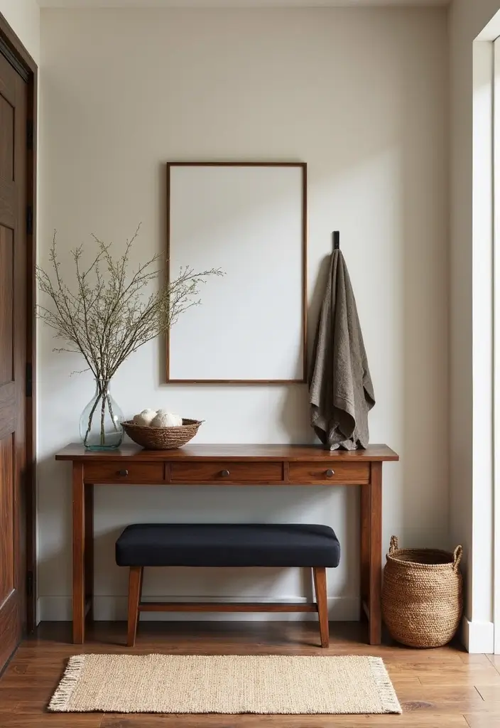 28 Mid Century Modern Entryway Styles That Look Timeless 1 28 Mid Century Modern Entryway Styles That Look Timeless - 1. Classic Wood Tones