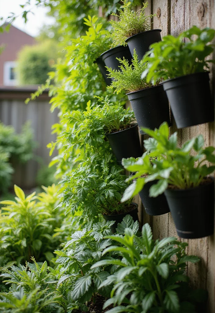 10 Mini Backyard Ideas for Smart Compact Space Use 1 10 Mini Backyard Ideas for Smart Compact Space Use - 1. Vertical Herb Garden
