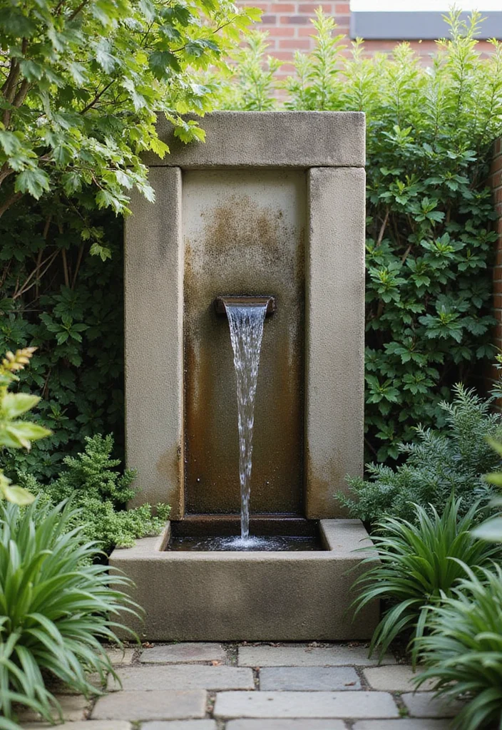 10 Mini Backyard Ideas for Smart Compact Space Use 100 10 Mini Backyard Ideas for Smart Compact Space Use - 10. Vertical Water Feature