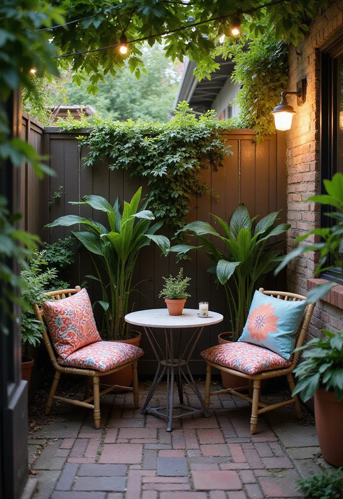 10 Mini Backyard Ideas for Smart Compact Space Use 12 10 Mini Backyard Ideas for Smart Compact Space Use - 2. Compact Outdoor Seating