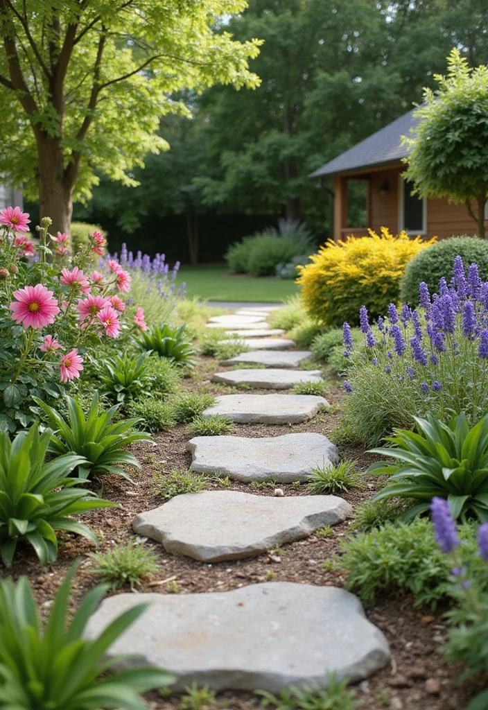 10 Mini Backyard Ideas for Smart Compact Space Use 67 10 Mini Backyard Ideas for Smart Compact Space Use - 7. A Mini Garden Path