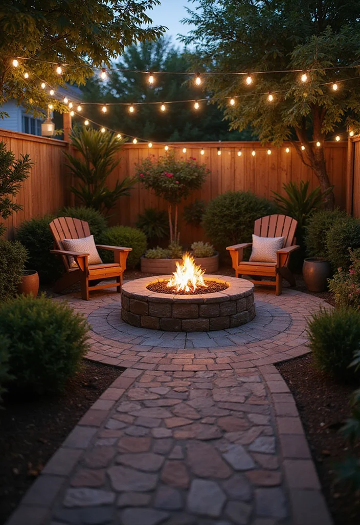 10 Mini Backyard Ideas for Smart Compact Space Use 78 10 Mini Backyard Ideas for Smart Compact Space Use - 8. Compact Fire Pit Area