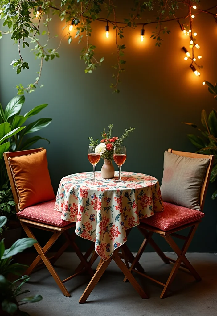 12 Backyard Dining Ideas for Cozy Outdoor Meals and Gatherings 1 12 Backyard Dining Ideas for Cozy Outdoor Meals and Gatherings - 1. Bistro Table Charm