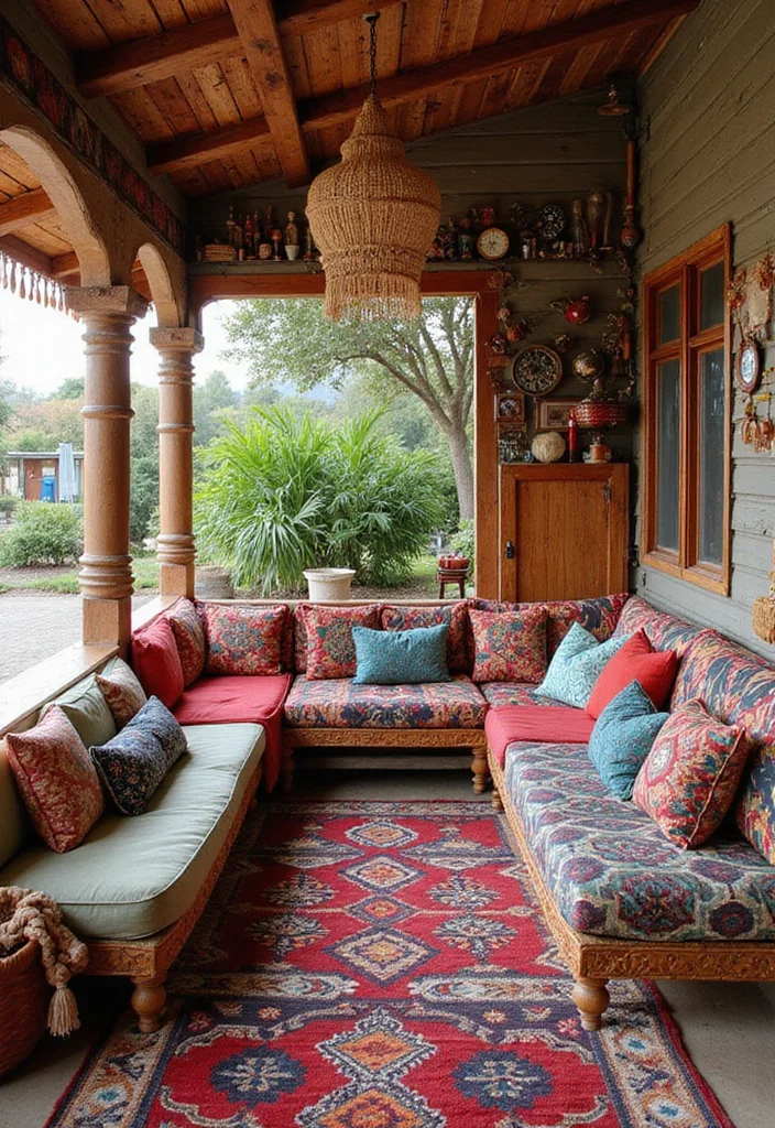 12 Backyard Pool Cabana Ideas for Relaxed Resort Inspired Comfort 100 12 Backyard Pool Cabana Ideas for Relaxed Resort Inspired Comfort - 10. Eclectic Patchwork