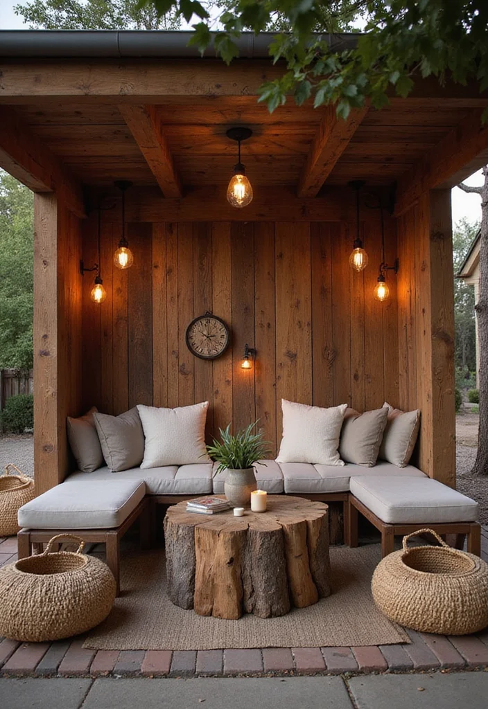12 Backyard Pool Cabana Ideas for Relaxed Resort Inspired Comfort 23 12 Backyard Pool Cabana Ideas for Relaxed Resort Inspired Comfort - 3. Rustic Charm with Wood Accents