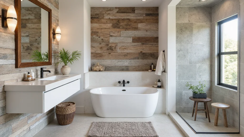 12 Bathroom Accent Wall Ideas for Color, Texture, and Stylish Depth