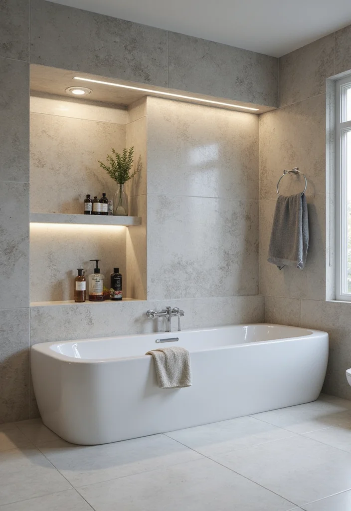 12 Bathroom Niche Ideas for Smart Storage and Clean Modern Style 23 12 Bathroom Niche Ideas for Smart Storage and Clean Modern Style - 3. Niche Recesses