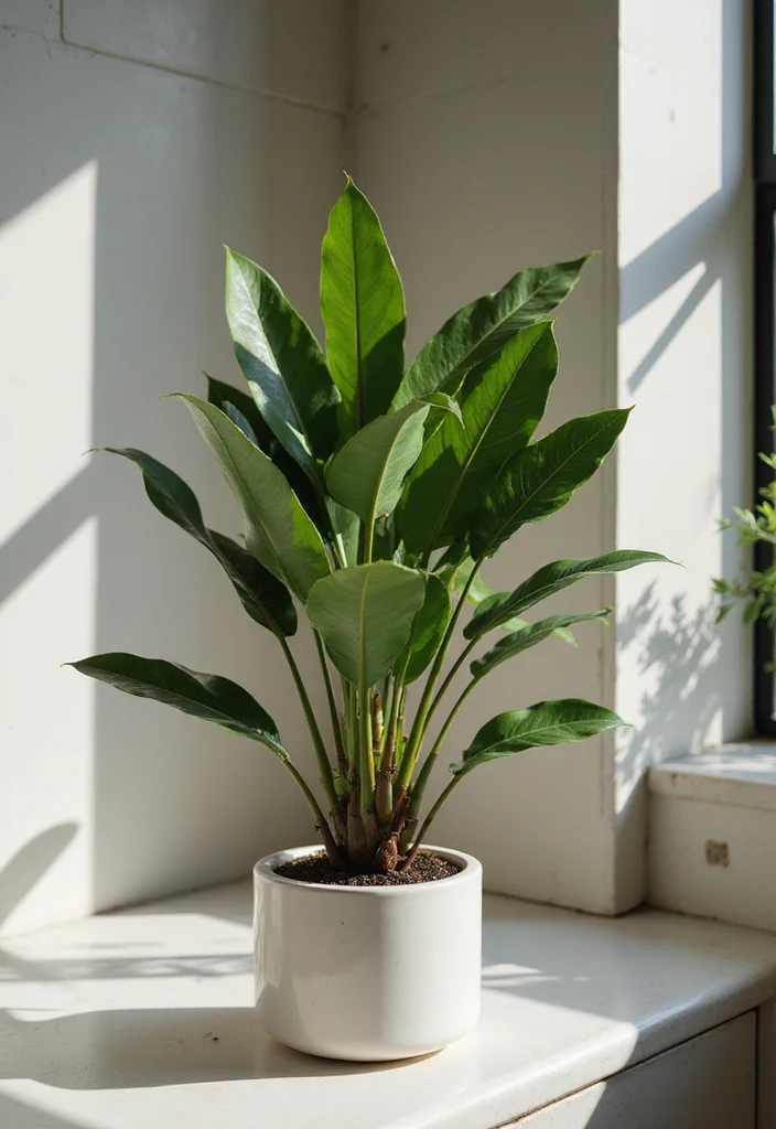 12 Bathroom Plants Ideas for Fresh Airy Natural Greenery 100 12 Bathroom Plants Ideas for Fresh Airy Natural Greenery - 10. Rubber Plant (Ficus elastica)