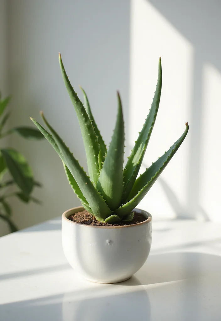 12 Bathroom Plants Ideas for Fresh Airy Natural Greenery 67 12 Bathroom Plants Ideas for Fresh Airy Natural Greenery - 7. Aloe Vera