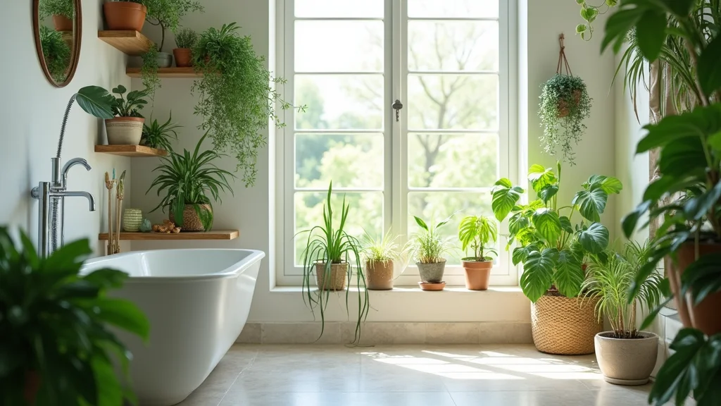 12 Bathroom Plants Ideas for Fresh Airy Natural Greenery