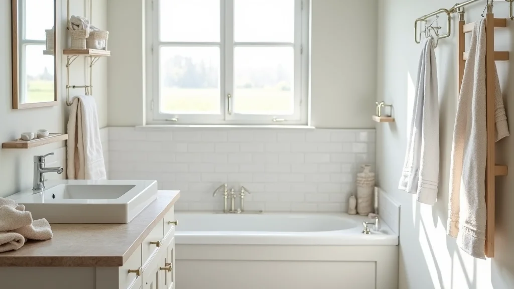 12 Bathroom Towel Holder Ideas for Practical Neat Everyday Use