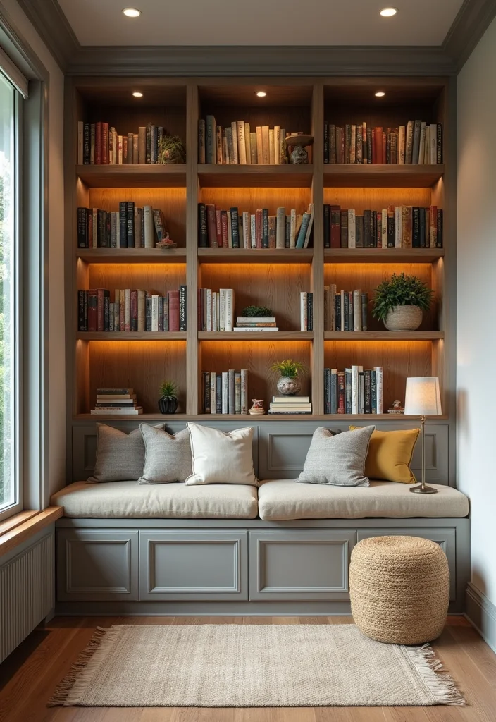 12 Bedroom Nook Ideas for Cozy Functional Comfortable Corners 12 12 Bedroom Nook Ideas for Cozy Functional Comfortable Corners - 2. The Built-in Book Nook
