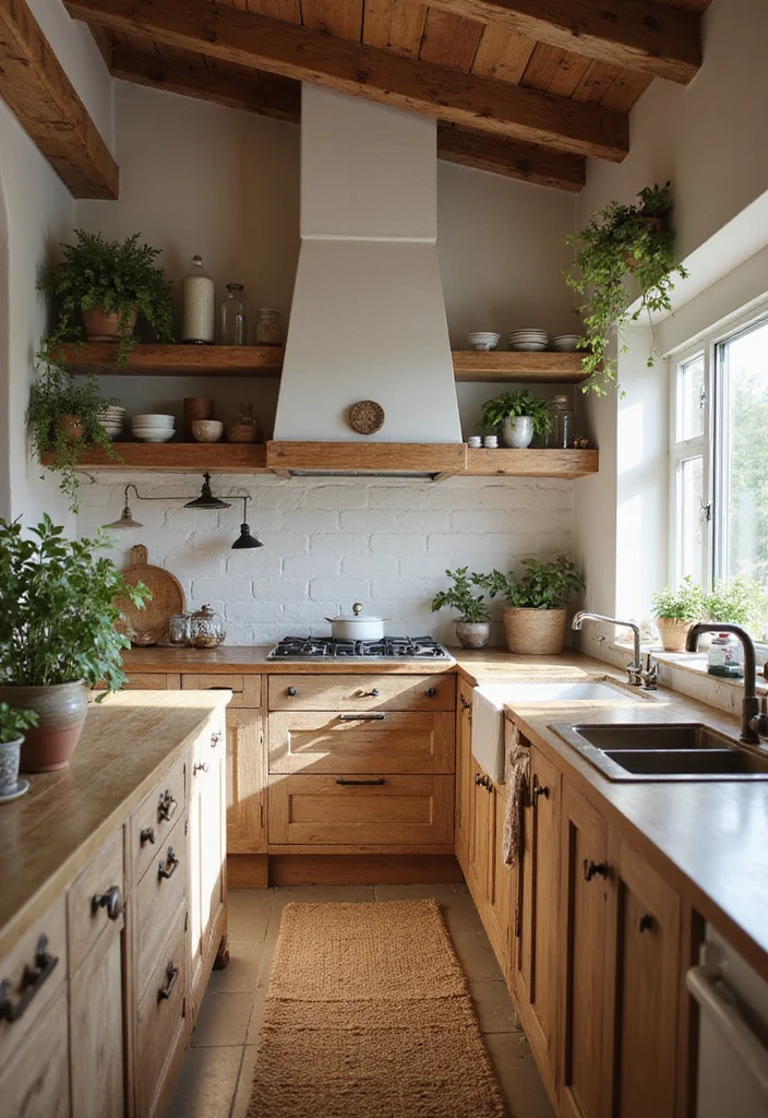 12 Cabin Kitchen Ideas for Warm Rustic Nature Inspired Style 12 12 Cabin Kitchen Ideas for Warm Rustic Nature Inspired Style - 2. Rustic Wooden Accents